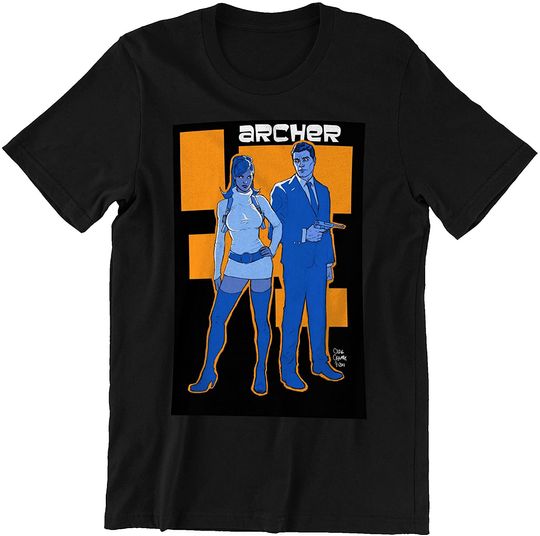 Discover Acher Sitcom Sterling Archer Classic Vice Palm 80s Que Regardezvous Unisex Tshirt