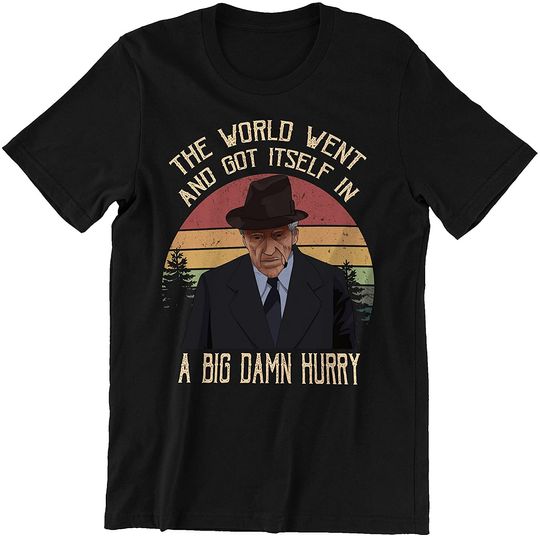 Discover The Shawshank Redemption  Brooks The World Went and Got Itself in A Big Damn Hurry Circle Unisex Tshirt