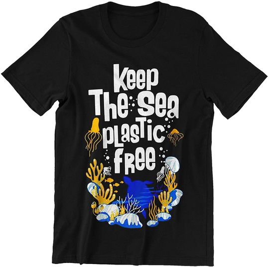Discover Keep The Sea Plastic Free Earth Day Shirt