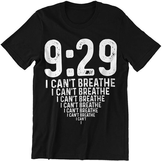 Discover 9 Minutes 29 Seconds I Can't Breathe Justice for George Floyd Shirt