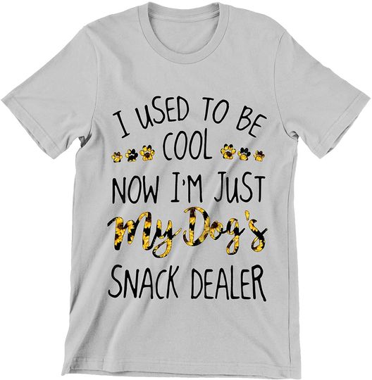 Discover I Used to Be Cool Now I'm Just My Dogs Snack Dealer Shirt.