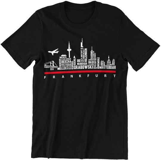 Discover Eintracht Frankfurt Typography T-Shirt