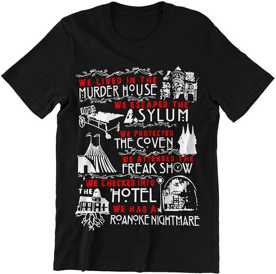 Discover American Horror Story We Lived in The Murder House T-Shirt