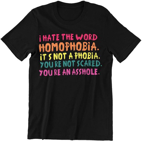 Discover Not A Phobia LGBT t-Shirt