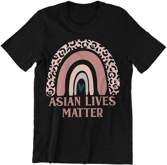 Discover Boho Rainbow Stop Asian Hate Asian Lives Matter Shirt