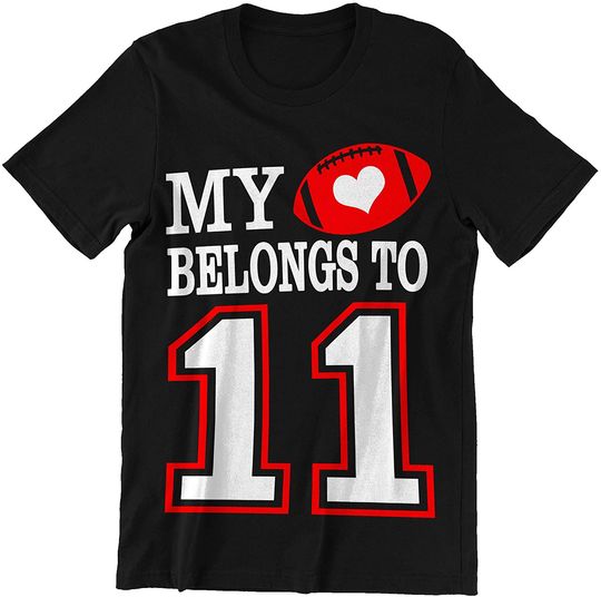 Discover Football My Heart Belongs to 11 Shirt