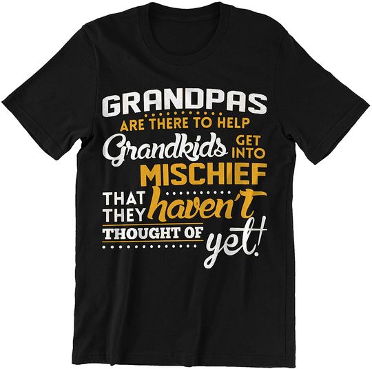 Discover Father's Day Grandpas Help Grandkids Get Into Mischief Shirt