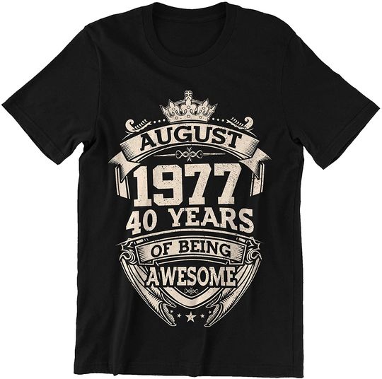 Discover 40 Years of Being Awesome Shirt