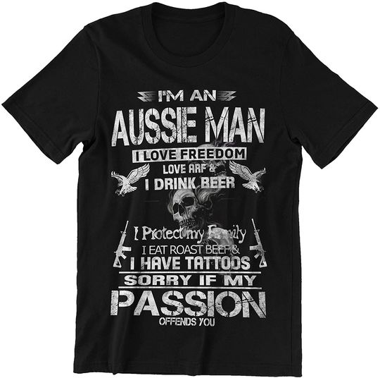 Discover Ausse Man Sorry If My Passion Offends You Shirt