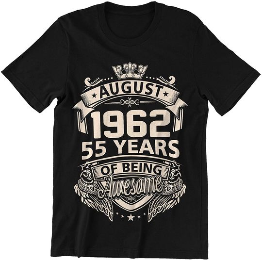 Discover August 1962 55 Awesome Years  Shirt