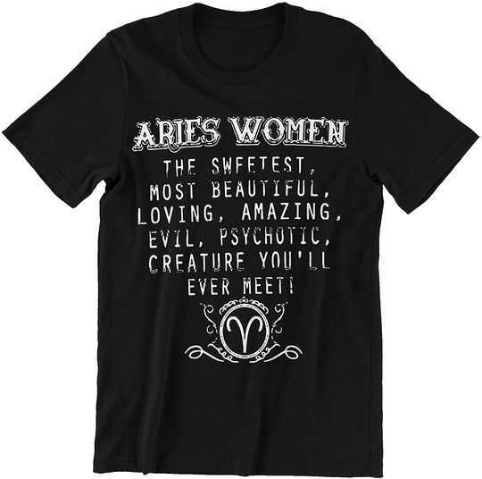 Discover Aries Horoscope Aries Women Shirt