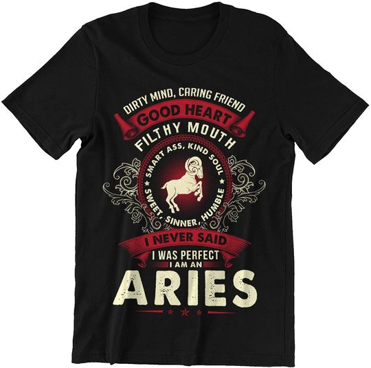 Discover Aries Never Said I was Perfect I Am an Aries Shirt