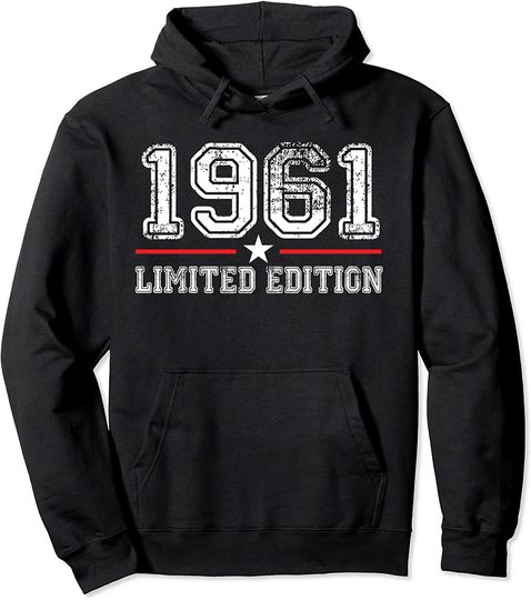 Discover 60th Birthday Man Woman 60 Years Bday Funny Gift Year 1961 Hoodie