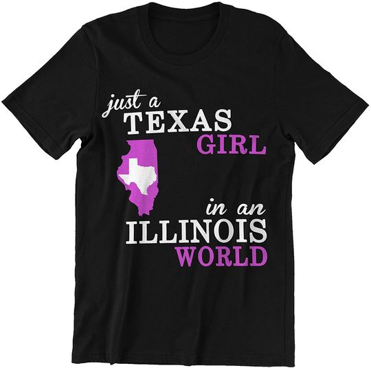 Discover Texas Illinois Woman Shirt