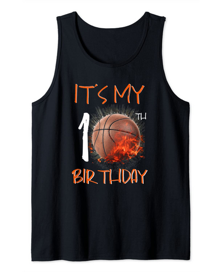 Discover It's My 10th Birthday Basketball Tank Top