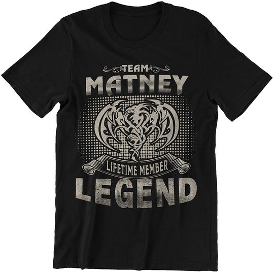 Discover Team Matney Lifetime Member Legend Shirt