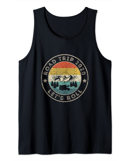 Discover Road Trip 2021 Summer Vacation Tee Camping Tank Top