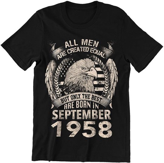 Discover September 1958 Only The Best Born in 1958 Shirt
