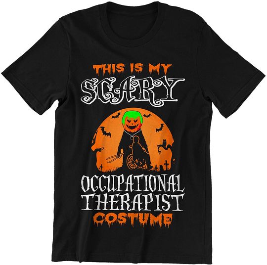 Discover Scary Costume This is My Scary Occupational Therapist Costume Shirt