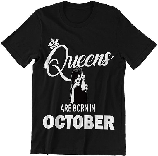 Discover Queens are Born in Octorber Rihanna Shirt