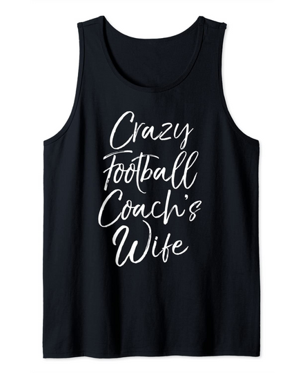 Discover Joke Crazy Football Coach's Wife Tank Top