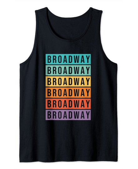 Discover Colorful Musical Theater Broadway Tank Top