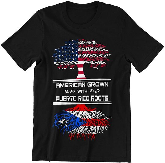 Discover Puerto Rico American Grown with Puerto Rico Roots Shirt