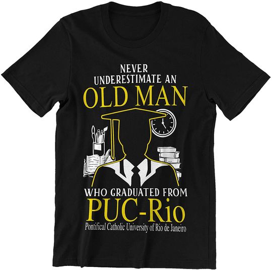 Discover PUC Rio Old Man Graduated from PUC Rio Shirt