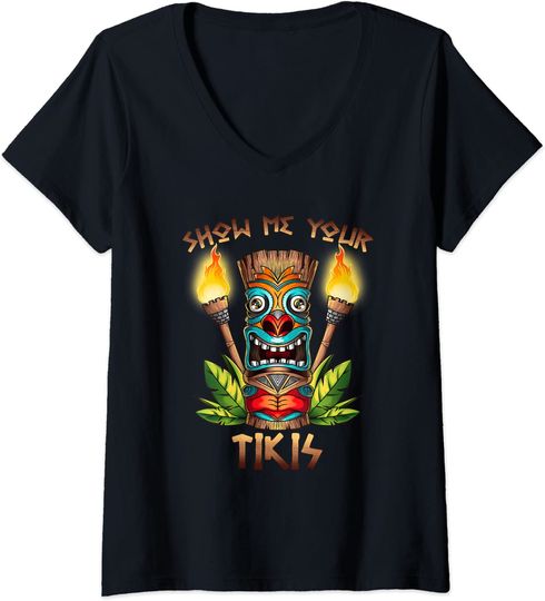 Discover Womens Show Me Your Tikis T Shirt