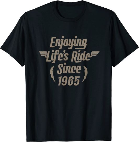 Discover Gift for 56 Year Old: Motorcycle Rider 1965 56th Birthday T-Shirt