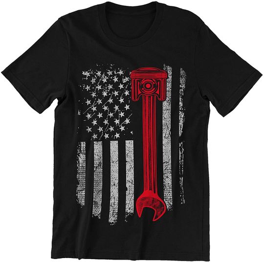 Discover USA Flag Wrench Shirt