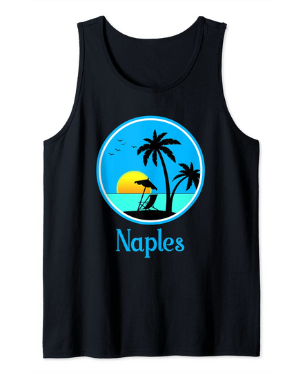 Discover Naples Souvenir Florida Vacation Gift Tank Top