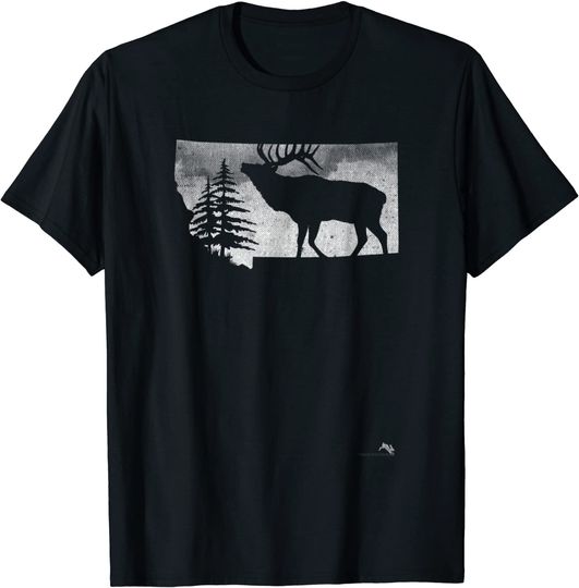 Discover Montana Elk Hunter T Shirt