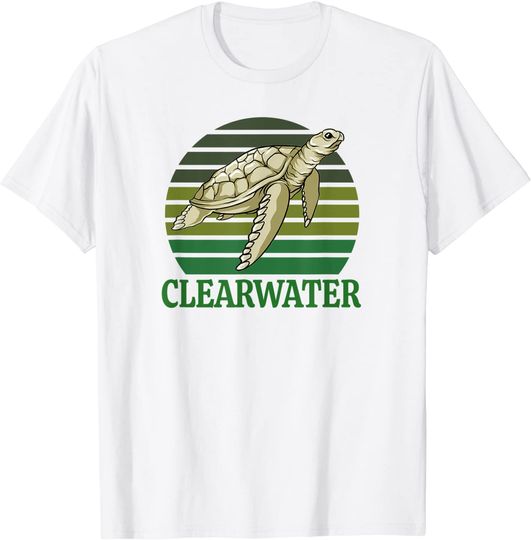 Discover Clearwater Sea Turtle T Shirt