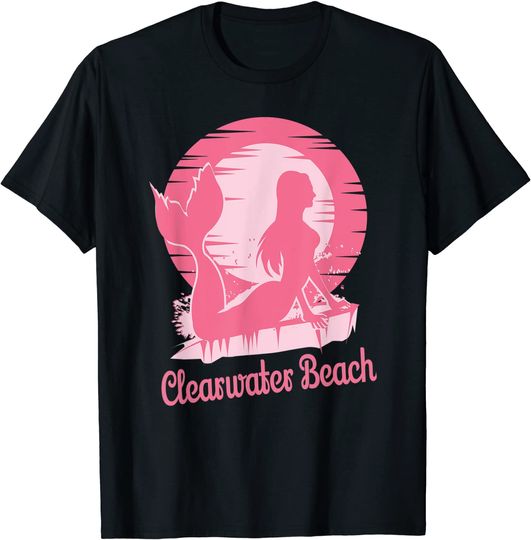 Discover Clearwater Beach Vacation Mermaid T Shirt