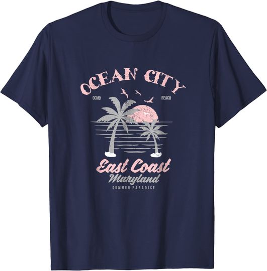 Discover Ocean City Summer Paradise T Shirt