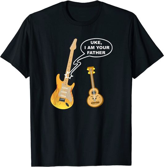 Discover Ukulele Guitar: Uke, I Am Your Father T Shirt