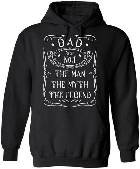 Discover No 1 Best Dad The Man The Myth The Legend Hooded Hoodie