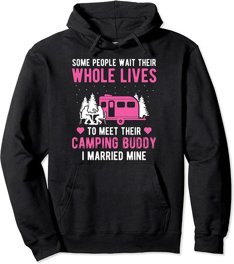 Discover Cool Campers Quote Clothing Gift Husband Wife Couple Camping Hoodie
