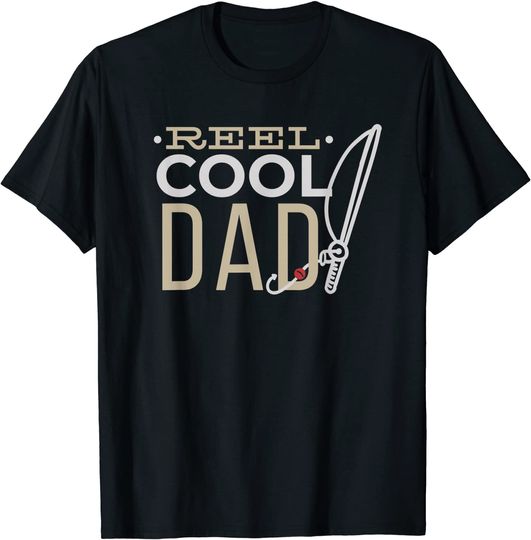 Discover Reel Cool Dad - Pun Father's Day Fishing Quote T Shirt