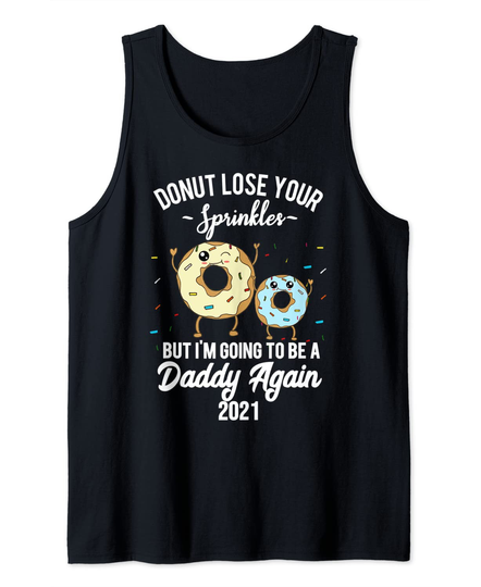 Discover I'm Going to Be a Daddy Pregnancy Reveal Quote Tank Top