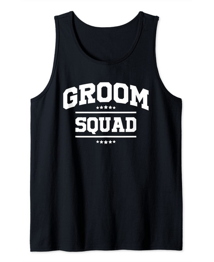 Discover Groom Squad Funny Mens Kids Bachelor Party Team Gift Tank Top
