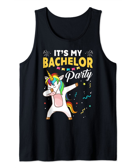 Discover It's My Bachelor Party Unicorn Tank Top