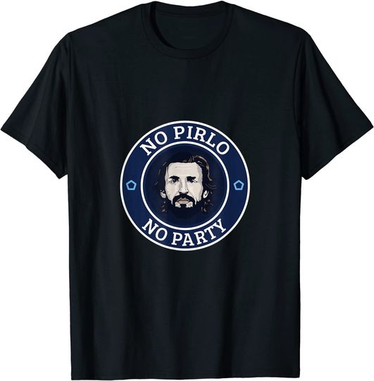 Discover No Pirlo No Party T-Shirt Italia Lover Tee