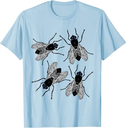 Discover Giant Fly House Flies Insect Entomology T Shirt