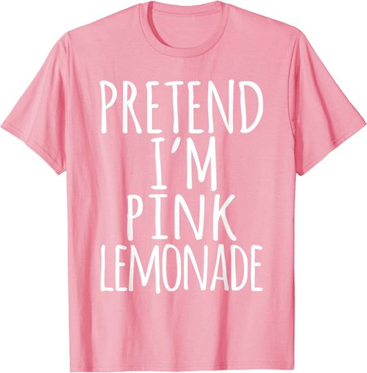 Discover Lazy Halloween Costume Pretend I'm Pink Lemonade T Shirt