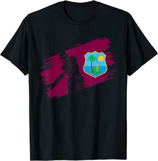 Discover West Indies Flag West Indies Cricket Fan Player Coach T Shirt