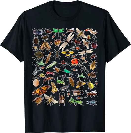 Discover Cool Lots Of Bugs | Funny Insect Lover Entomologist T Shirt