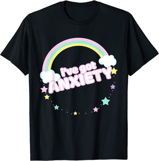 Discover Ive Got Anxiety Shirt Rainbow I Have Anxiety T-Shirt