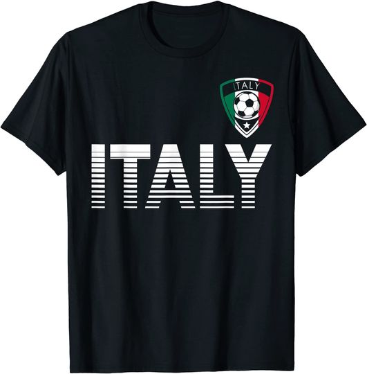 Discover Italy Soccer Jersey 2021 Italian Football Team Fan T-Shirt